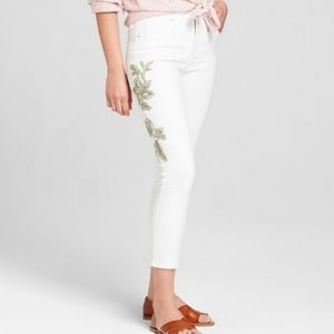 High Rise Skinny Crop Jeans